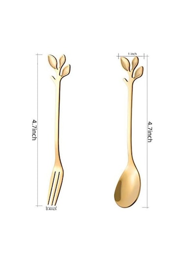 Metabagua 16 Adet Tatlı Kaşığı Ve Çatal Seti Kek Çatalı Kahve Kaşığı Meyve Çatalı Paslanmaz Çelik-gümüş Wsutrg Gümüş