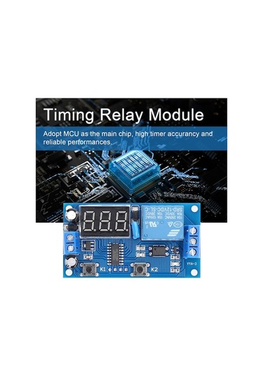 Besthome1 Programlanabilir Zaman Rölesi Modülü - Otomatik Açma/kapama Döngüsü İle Dc/ac Kontrol