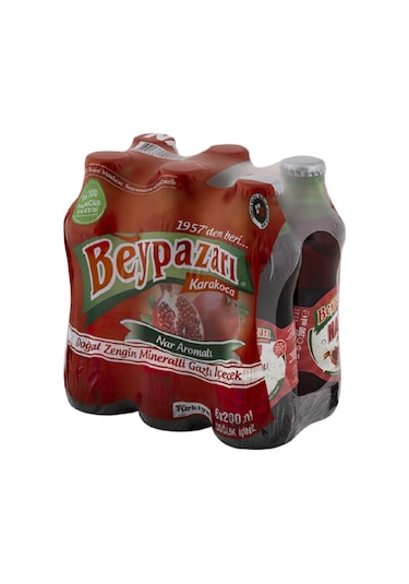 Beypazarı Doğal Maden Suyu Nar Aromalı 6 x 200 ML