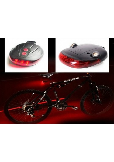 Lazer Güvenlik Şeritli Bisiklet Stop Lambası 5224 Çok Renkli