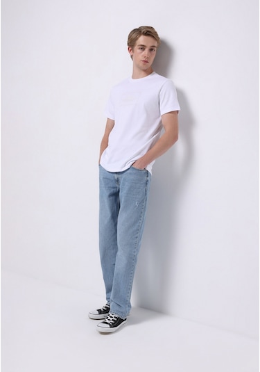 Colins Regular Fit Orta Bel Düz Paça Erkek İndigo Jean Pantolon Cl1074758 Q1.v1 Dn44259 Denim