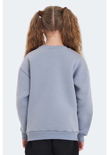 Slazenger Lone Çocuk Taş Gri Sweatshirt Taş Gri