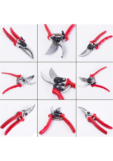 Symbee Sk-5 Çelik Bıçaklı Bahçe Budama Makası, 20mm Kesme Çapı, Ergonomik Anti-skayma Tutamak, Şok Emici Yaylı Tasarım