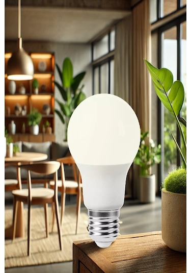 4000 K E 27 Led Ampul Ilık Beyaz 9 W Yüksek Kalite Göz Yormayan Ampul