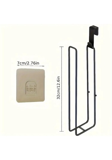 Homyl Tuvalet Kağıdı Tutucusu Banyo Organizasyonu Ofis Yurt Gümüş