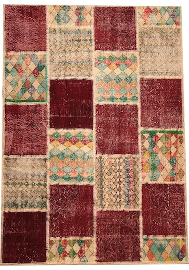 Patchwork El Dokuma Anadolu Halısı (431073395) Çok Renkli