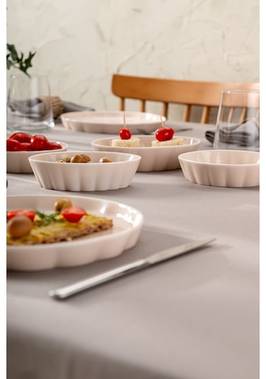 Emsan Cozy 14 Parça 6 Kişilik Kahvaltı Takımı Pembe Pembe