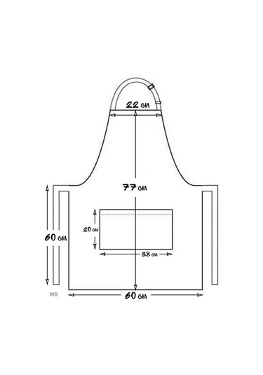 Levına Su Geçirmez Sanatçı Yaka Önlüğü Florist 149060364 Khaki