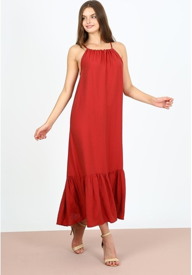 Alexandergardı Ip Bağlamalı Uzun Elbise (B21-47700)