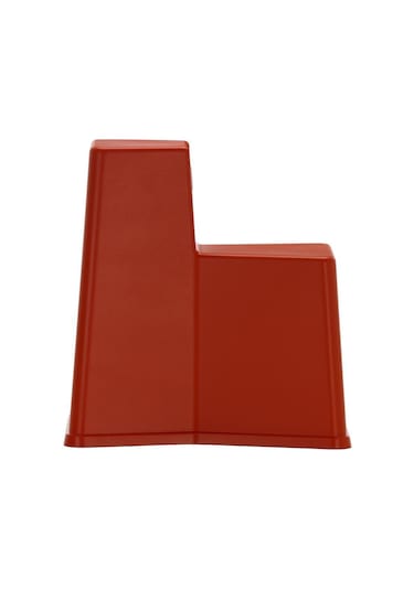 Vitra Stool Tool Tabure, Konstantin Grcic Tasarımı, Tüv Ve Gs Sertifikalı Modern Tasarım Kırmızı