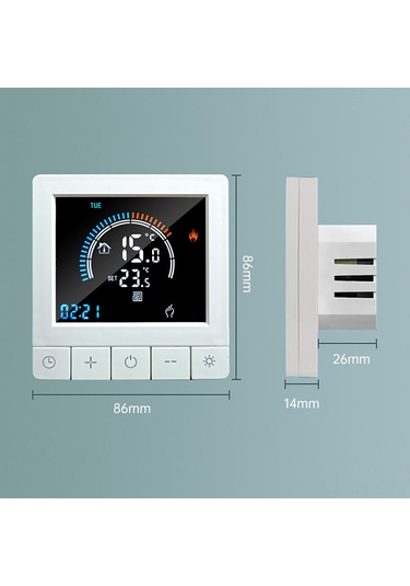 Padalink 3a Su Isıtma Akıllı Termostat, Wifi Uzak Kontrol, 5-60 C Ayarlı, Va Renkli Ekran, Programlama Ve Çocuk Kilidi, 90-240v, Enerji Tasarruflu