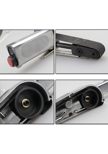 Suntek Mini Kemer Öğütücü Ağaç İşleme Taşlama Parlatma 10 MM Bant Zımpara Makinesi
