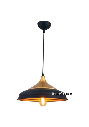 Tarzavize Trt12 Dekoratif Siyah Retro Sarkıt Avize