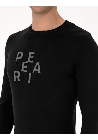 Pierre Cardin Erkek Siyah Kazak /triko 50315737-vr046 Siyah