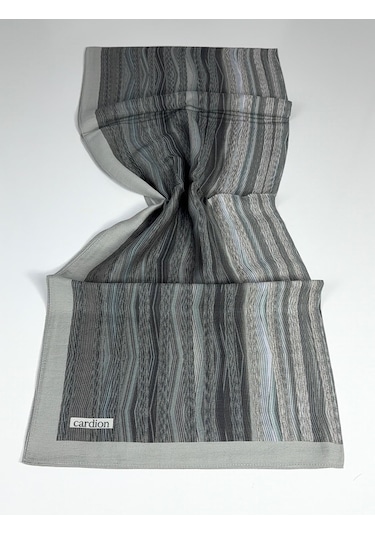 Cardion Pamuk İpek Şal - 70 X 180 - 06303 Gümüş