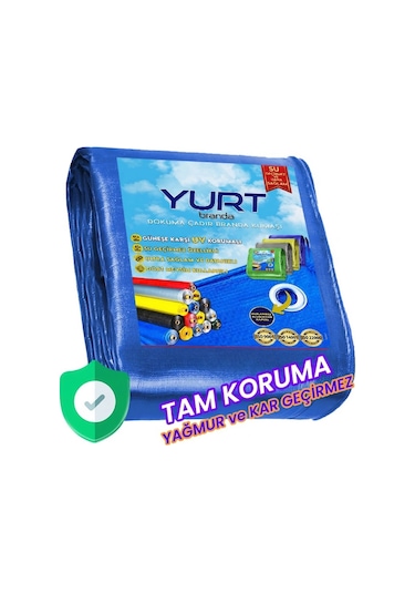 Yurt Pe Branda - 150 Gr/m2 Mavi