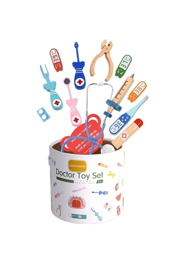 Fastbuy Çocuklar Gerçekçi Diş Hekimi Doktor Seti, Stetoskop, Çok Renkli