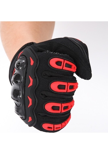 Motor Eldiveni Profesyonel Korumalı Dokunmatik Motosiklet Eldiveni XL 1