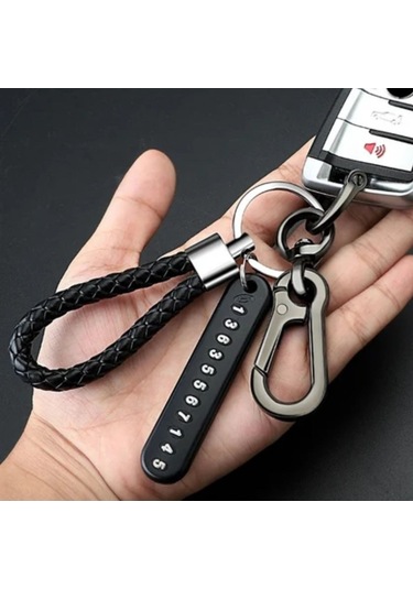 Buffer Anahtarlığa Takılabilentelefon Numarası Etiketli Numaratörlü Anahtarlık