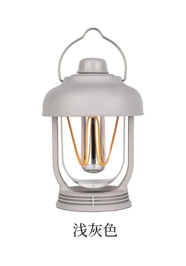 Açuk Kamp Ighıgı Su Givirmrez Aydening, Çok Fonksiyonlu Taşinabilir Asilı Retro Açık Gri Açık Gri