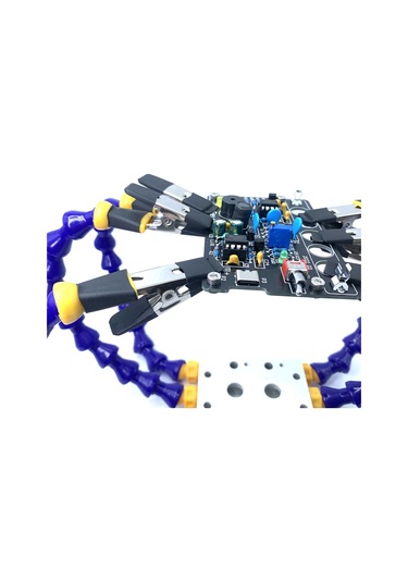 Youmex Alüminyum Multifonksiyonlu Welding Ve Pcb Tamiri İçin Altı Kollü Esnek Tutucu - Tamir Araçları