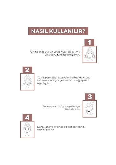 Sinoz Göz Altı ve Çevresi İçin Nemlendirici Göz Kremi 15 ML