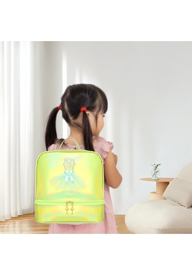 Suntek Bale Dans Sırt Çantası Günlük Spor Jimnastiği Için Yeşil