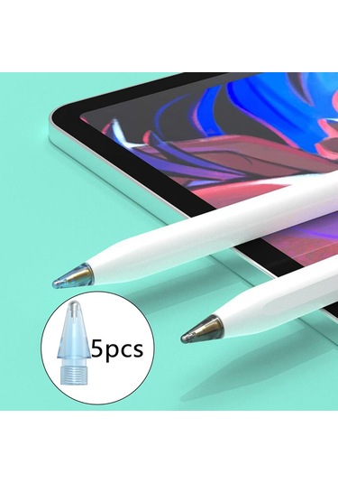 Homyl 5x Uyumlu Kalem Ucu 1. 2. Koruyucu Kılıf Apple Temiz-mavi