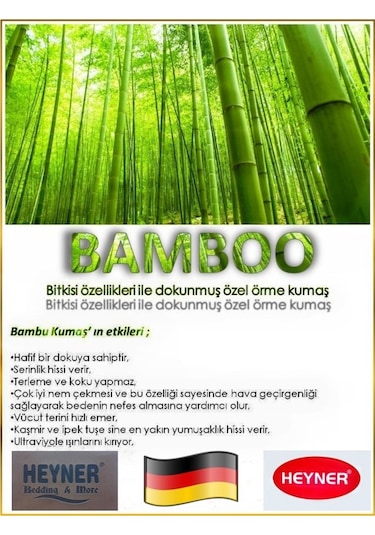 Babyhopeankara Heyner 90X190 Bamboo Visco Yatak Pedi 90X190 Ortopedik Visco Ped