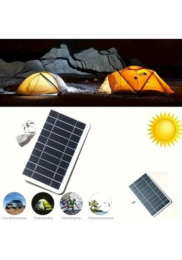 Xuweiwei 2w Taşınabilir Güneş Enerjili Usb Şarj Cihazı - Seyahat Kamp Ve Outdoor