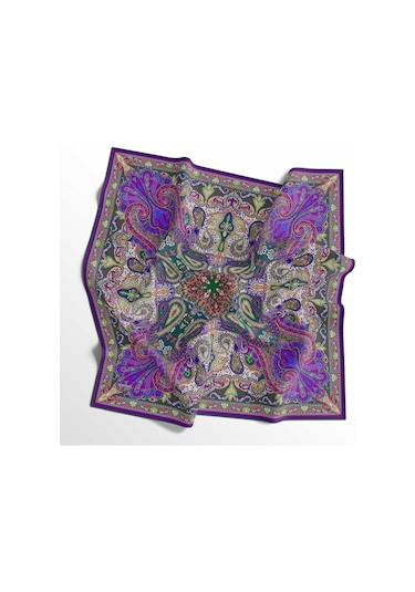 İpekal Soft Pamuk Eşarp - 05407 - 90 X 90 / Mor - 23 Mor - 23