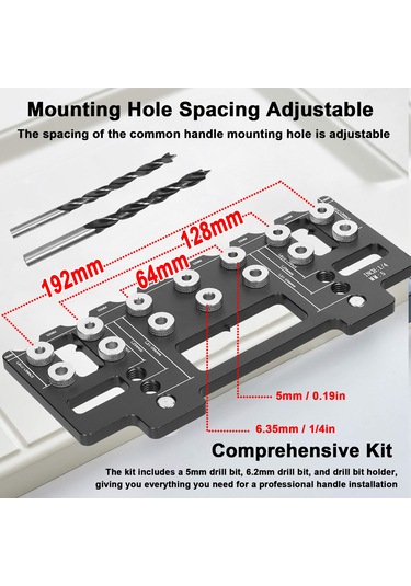 Et00082r Delik Yumruk Bulucu Alüminyum Alaşımlı Dolap Kulpu