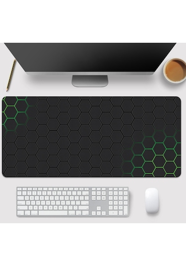 Cbtx 500x1200x3mm Büyük Mouse Pad Petek Desenli E-sport Gaming Masaüstü Mat - Stil 10