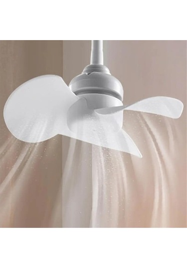 Vidalama Soketli Fan Kompakt Tavan Soğutucu Fan Vidalama Soğutma Fanı Sessiz Küçük Masaüstü Fan Yatak Odası Mutfak Çalışma Odası Için 7079 Renkli