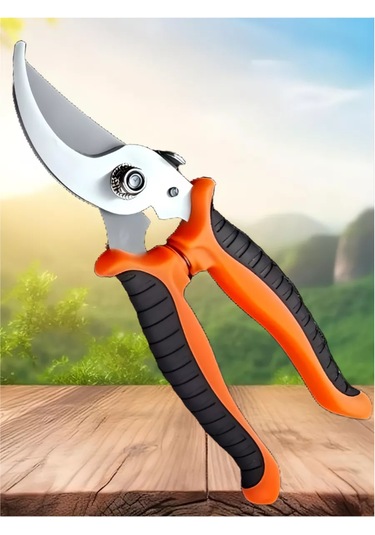 Lin Hua Tools Turuncu Bahçe Budama Makası 214500600