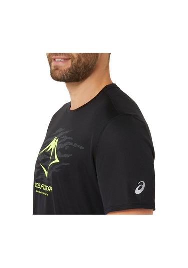 Asics Fujıtraıl Logo Ss Top Erkek Siyah Kısa Kollu Tshirt 2011c981-002 Siyah