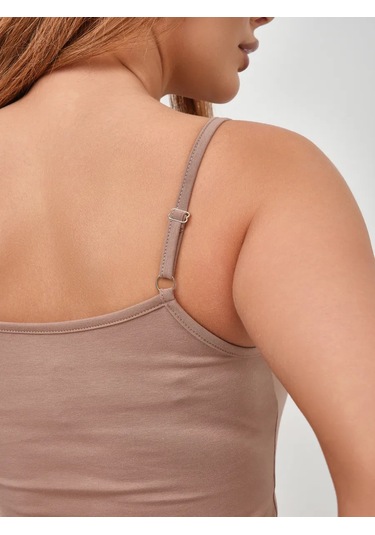 Lilia Abbasova Kadınlar İçin Askılı, Vücuda Oturan Atlet Seti 2 Parça 397117520 Bej