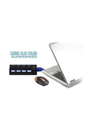 4 Port Usb Çoğaltıcı Çoklayıcı Hub Usb 3.0 Çoklama Pc Laptop