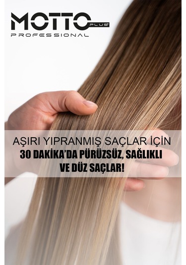Motto Plus Professional Keratin Bakımı Saç Bakım Mucizesi 4'lü Set Keratin - Şampuan - Keratin&biotin Serum - Keratin Sütü Tüm Saçlar