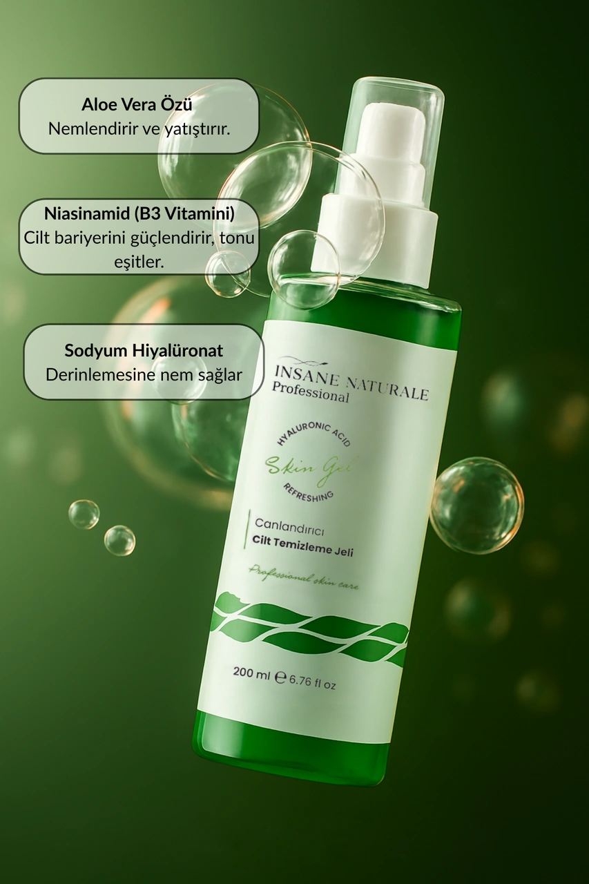 Insane Naturale Arındırıcı Ve Canlandırıcı Yüz Temizleme Jeli 200 ML