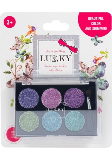 Lukky 6 Renkli Parıltılı Göz Farı Paleti Ve Fırçası