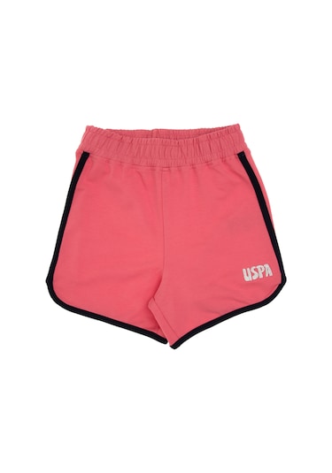 U.S. Polo Assn. Kız Çocuk Pembe Regular Fit Örme Şort 50306297-VR167 U.S. Polo Assn. Kız Çocuk Pembe Regular Fit Örme Şort 50306297-VR167