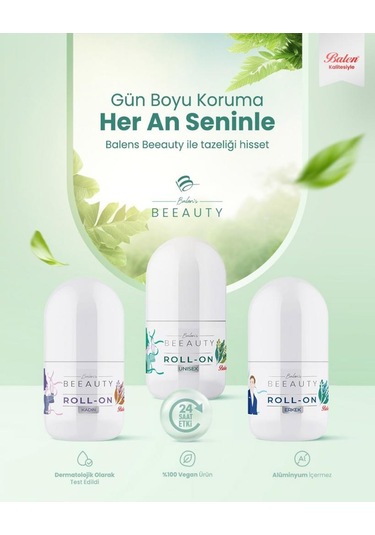 Balen S Beeauty Kadın Beyazlatıcı Deodorant Roll On 50 Ml