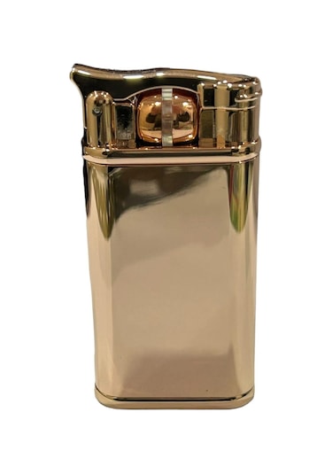 Rose Bakır Düğmeli Pürmüzlü Gazlı Çakmak 109438 Bakır