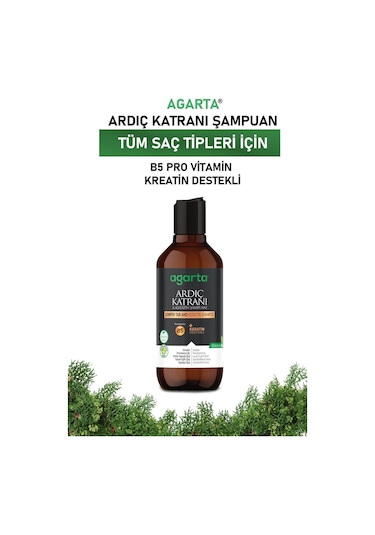 Agarta Ardıç Katranı & Keratin Şampuan 400 ML
