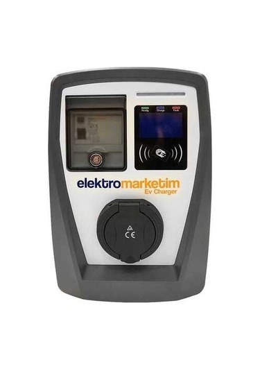 Elektro Marketim Emev-22 22kw 3 Faz Tip Elektrikli Araç Şarj Istasyonu Kablolu 22 KW