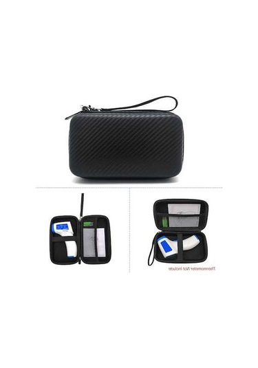 Novahub Taşınabilir Dijital Termometre Saklama Çantası Kozmetik Kutusu Fermuarlı Taşıma Çantası Diğer