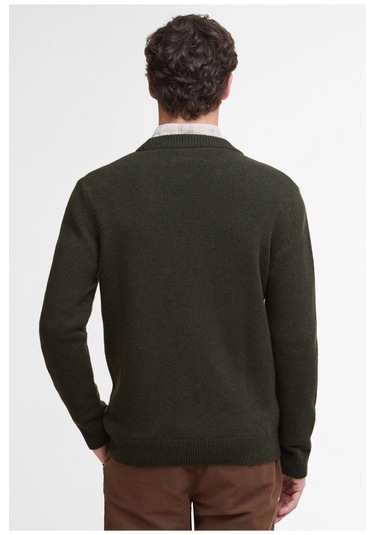 Barbour Mainland Knitted Hırka Ol51 Olive Yeşil