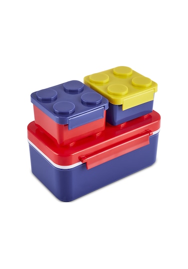 Karaca Lego Lunch Box / Saklama Kabı / Beslenme Kutusu Çok Renkli
