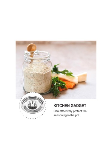 Paslanmaz Çelik Tava Kapağı Paslanmaz Çelik Kapak Kasesi- Tencereler İçin 3.9in Küçük Evrensel Kapak Granit Desen